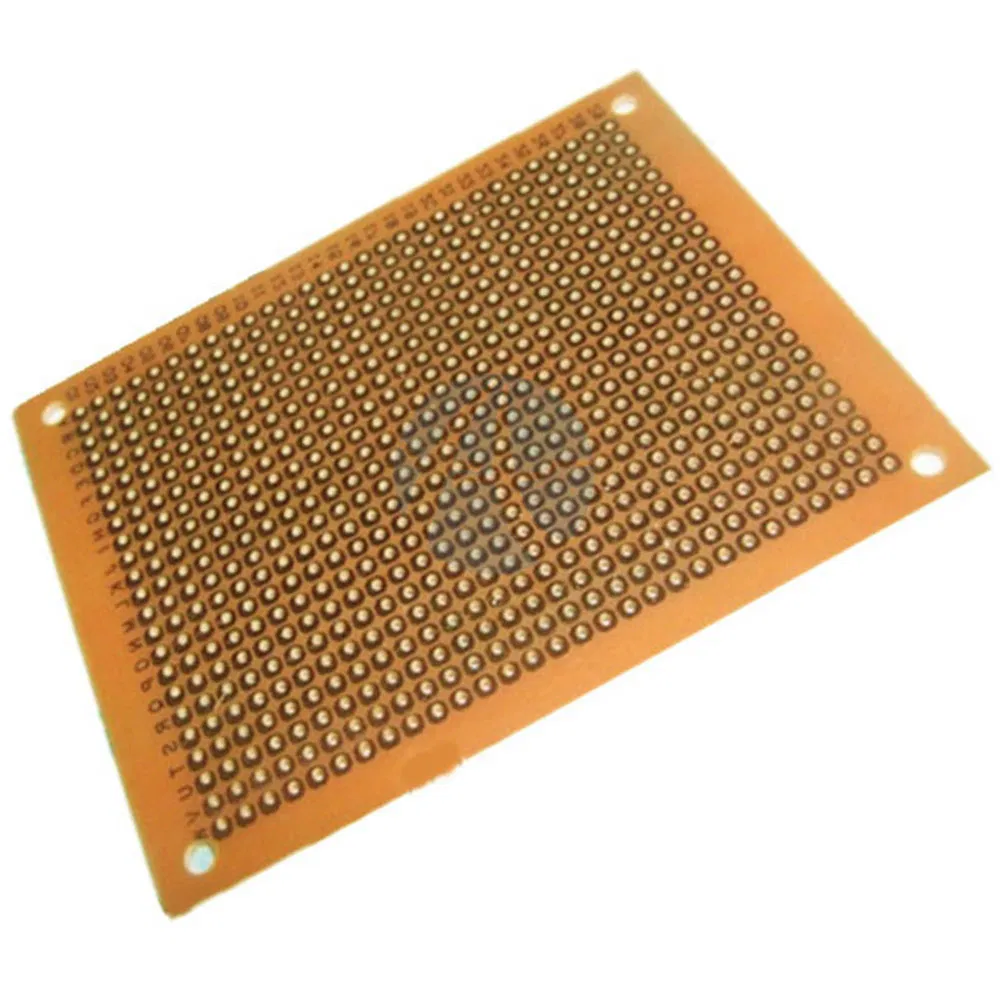 7X9 7*9cm simple face Prototype PCB planche à pain carte universelle expérimentale bakélite plaque de cuivre carte de circuit bricolage