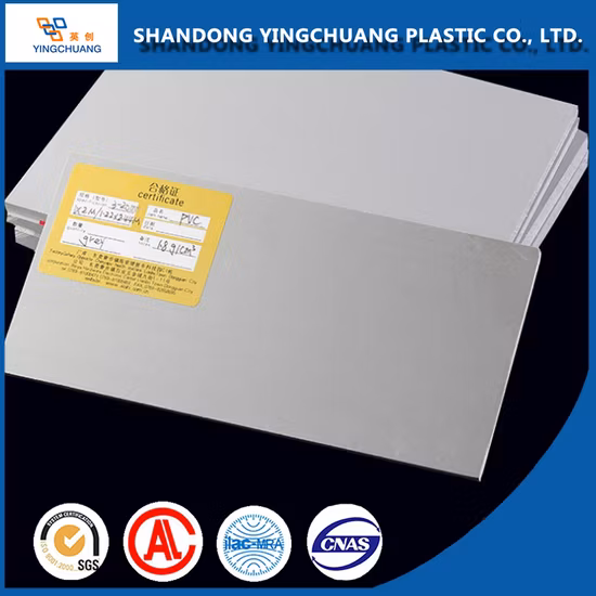 Feuille de mousse PVC couleur blanche 4X8FT épaisseur 3-30mm panneau de mousse PVC panneau PVC Celuka matériau de construction produits en plastique étanche